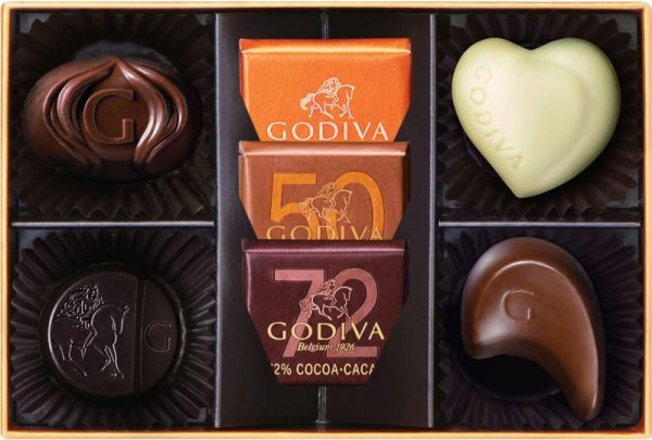 画像1: GODIVA クラシック ゴールド コレクション（7粒入）【YE001-001】 (1)