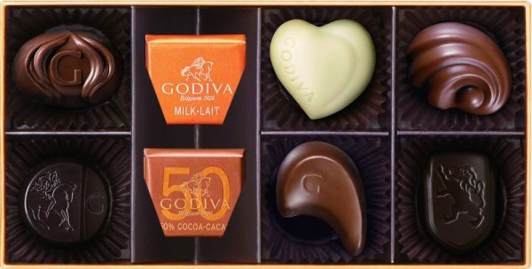 画像1: GODIVA クラシック ゴールド コレクション（8粒入）【YE001-002】 (1)