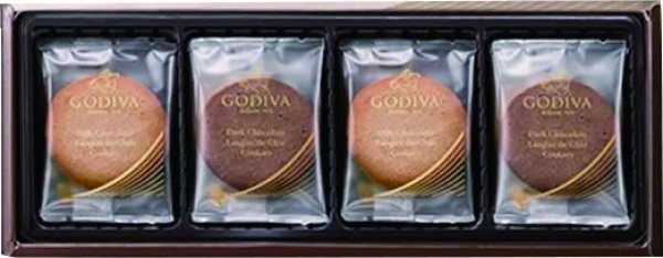 画像1: GODIVA ラングドシャクッキーアソートメント (8枚入)【YE001-008】 (1)