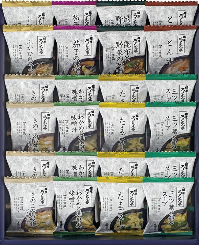 道場六三郎　フリーズドライ　スープ　味噌汁　ろくさん亭　加工食品